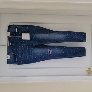NWT Vintage Violet Size 16 Studded Skinny Jeans